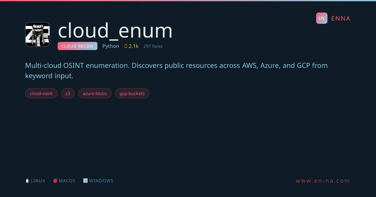 cloud_enum - Cloud Recon - ENNA