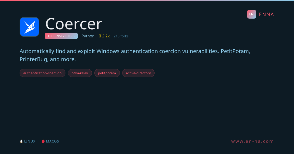 Coercer - Offensive Ops - ENNA