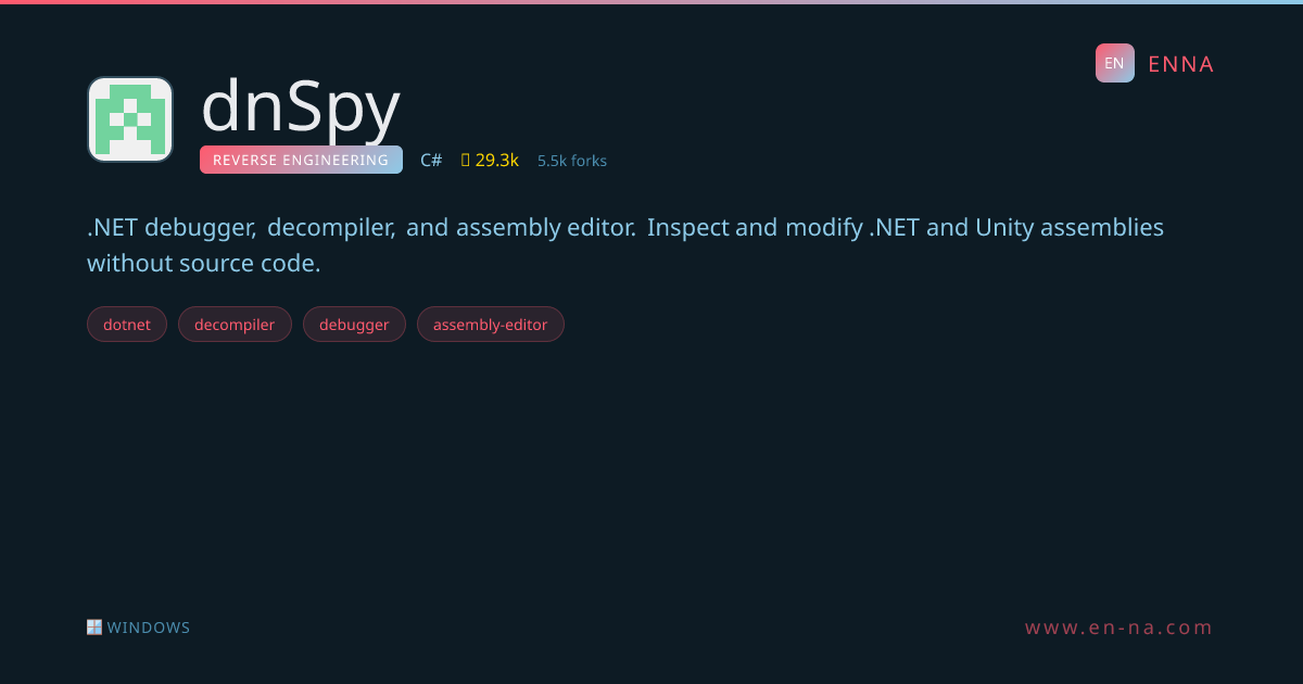 dnSpy - Reverse Engineering - ENNA