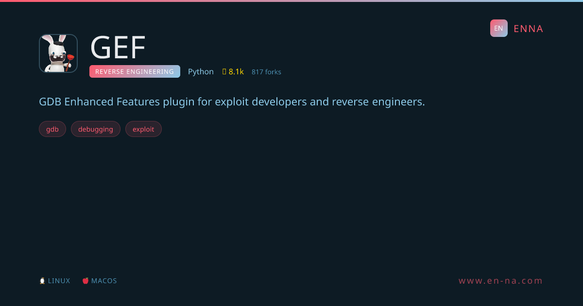 GEF - Reverse Engineering - ENNA