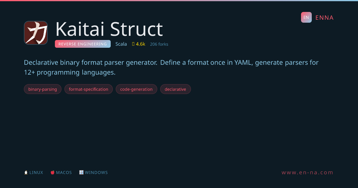 Kaitai Struct - Reverse Engineering - ENNA