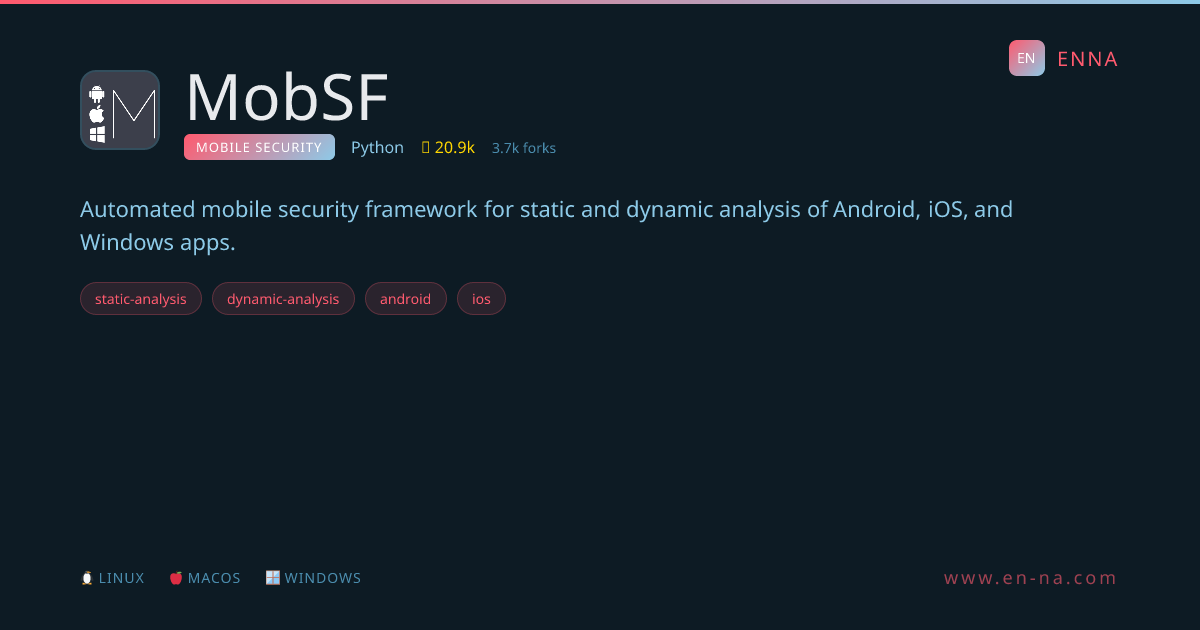 MobSF - Mobile Security - ENNA