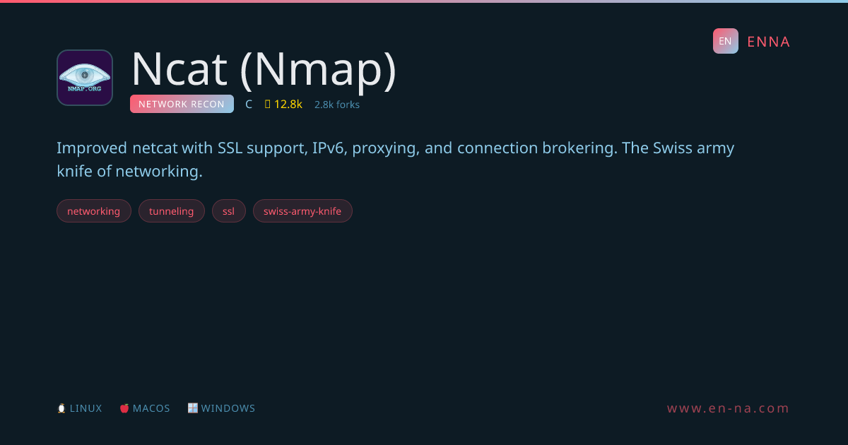 Ncat (Nmap) - Network Recon - ENNA