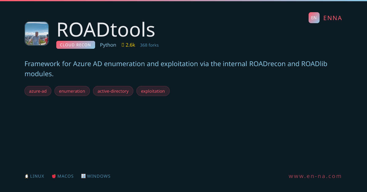 ROADtools - Cloud Recon - ENNA