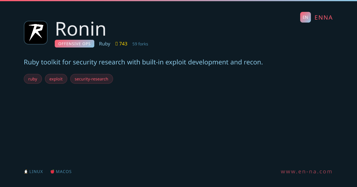 Ronin - Offensive Ops - ENNA