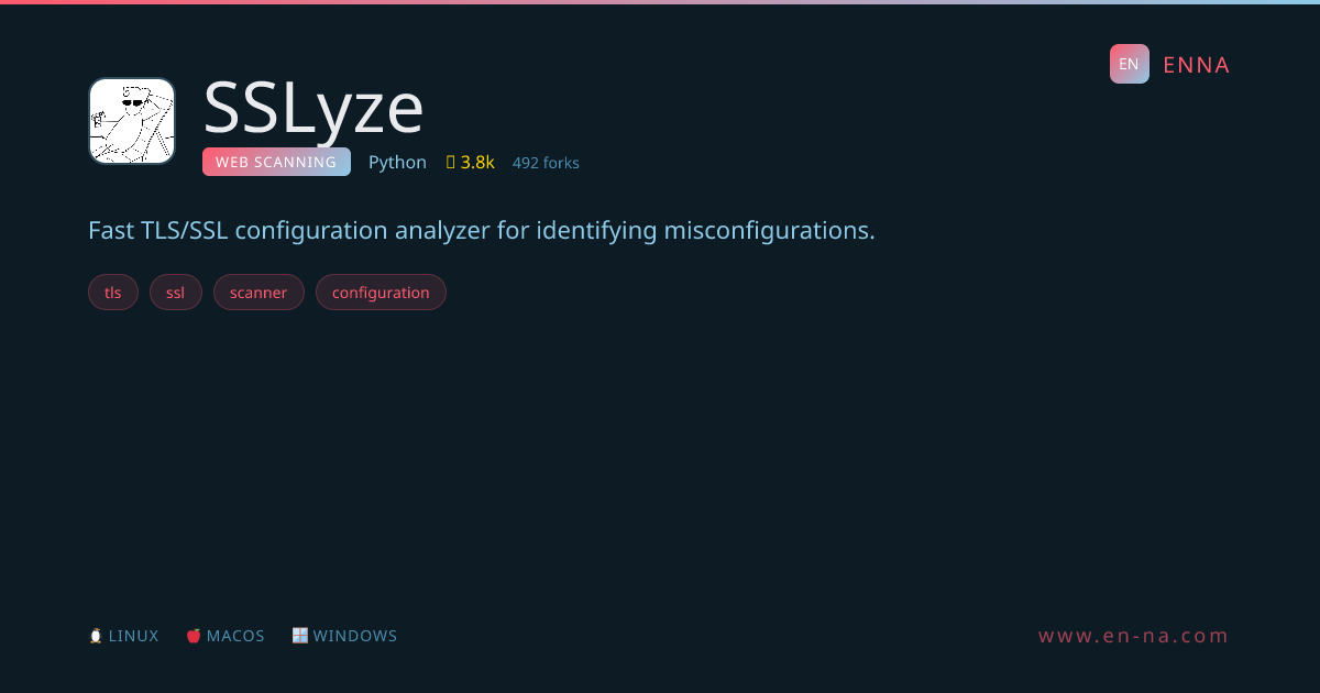SSLyze - Web Scanning - ENNA