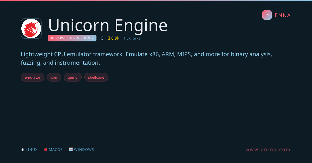 Unicorn Engine - Reverse Engineering - ENNA