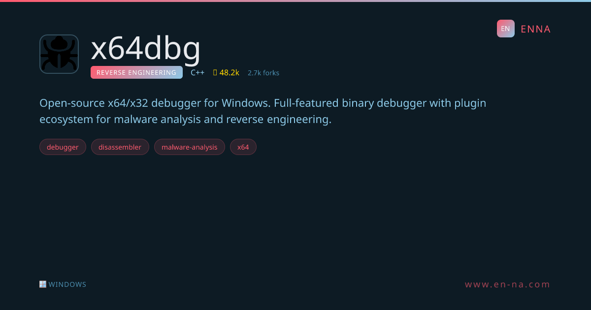 x64dbg - Reverse Engineering - ENNA